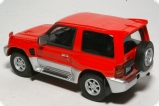 Mitsubishi Pajero II 3-door - красный 1:43