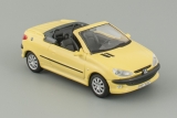 Peugeot 206 CC convertible - светло-желтый 1:43