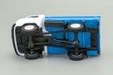 УАЗ-452Д бортовой - белый/синий - №101 с журналом 1:43