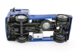 MAN F2000 седельный тягач + трал + трактор-экскаватор - синий металлик 1:43