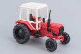 МТЗ-82 Трактор - пластик - красный/белый 1:43