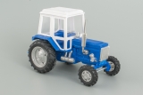 МТЗ-82 Трактор - пластик - металлизированные детали - синий/белый 1:43