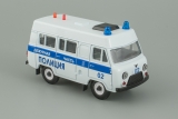 УАЗ-3962 автобус с высокой крышей - полиция 1:43