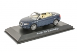 Audi A4 3.2 Quattro Cabriolet - 2005 - blue 1:43