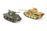 M4 Sherman средний танк (США - 1944) против PzKpfw V «Panther» (Sd.Kfz. 171 - Германия - 1944) - №11 с журналом 1:72