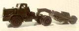 МАЗ-Э-525Д седельный тягач + внештатный скрепер Д-357 1:43