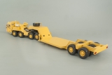 БЗКТ-6403 седельный тягач + полуприцеп-тяжеловоз МЗКТ-5247Д - желтый 1:43