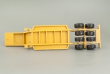 БЗКТ-6403 седельный тягач + полуприцеп-тяжеловоз МЗКТ-5247Д - желтый 1:43