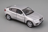 BMW X6 - серебристый металлик - без коробки 1:38