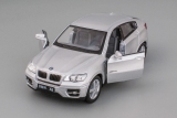 BMW X6 - серебристый металлик - без коробки 1:38