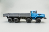 Миасский грузовик-6614 бортовой (шины Элекон) - синий/серый 1:43