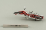 Jawa 350 «Kyvacka» (type 354/04) мотоцикл - 1957 г. - красный 1:24