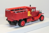 ЗиС-5В пожарная автоцистерна с передним насосом ПМЗ-7 - красный 1:43