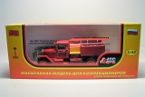 ЗиС-5В пожарная автоцистерна с передним насосом ПМЗ-7 - красный 1:43