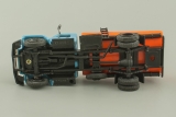 Горький-3307 цистерна «Огнеопасно» - синий/оранжевый (ранний с резиновыми шинами) 1:43