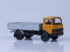 МАЗ-5337 бортовой (ранняя кабина) - оранжевый/серый 1:43