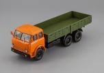 МАЗ-514 бортовой - 1966 г. - оранжевый/зеленый 1:43