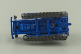 КД-35 пропашной гусеничный трактор - синий - №15 с журналом 1:43