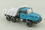 Миасский грузовик-55571-44 самосвал (шины Харьков) - синий/серый 1:43