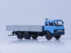 МАЗ-6303 бортовой (ранняя кабина) - голубой/серый 1:43