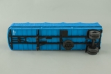 МАЗ-93801/2 полуприцеп бортовой с тентом - синий 1:43