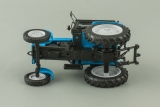 МТЗ-80.1 трактор - синий/черный - серые диски (улучшенная детализация) 1:43