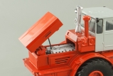 К-701 колёсный трактор общего назначения - красный/серый (экспорт) 1:43