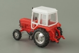 МТЗ-82 Трактор (пластик) - красный/белый/хром 1:43
