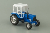 МТЗ-82 Трактор (пластик) - синий/белый/хром 1:43