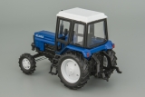 МТЗ-82 Трактор (металл/пластик, Люкс-2) - синий/белая крыша 1:43