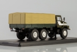 Миасский грузовик-43223 бортовой с тентом - хаки 1:43