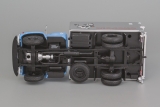 ЗиЛ-130 фургон с грузоподъёмным бортом У-165 - «Молоко» голубой/серебристый 1:43