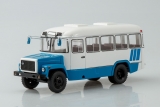 КАвЗ-3976 пригородный автобус - белый/голубой 1:43