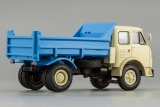 МАЗ-5549 самосвал - 1977 г. - бежевый/синий 1:43