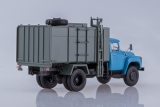 ЗиЛ-130 мусоровоз с боковой загрузкой КО-413 - синий/серый 1:43