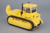Т-330 тяжелый промышленный гусеничный трактор - желтый - №38 с журналом 1:43