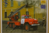 ЗиЛ-131 пожарная автолестница АЛ-30(131) - 1970 г. - сборная модель1:43