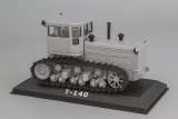 Т-140 промышленный гусеничный трактор - серый - №40 с журналом 1:43