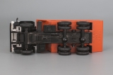 КАМАЗ-5511 самосвал - вертикальный ребра жесткости - белый/оранжевый 1:43