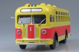 ЗиС-155 автобус - красный/желтый со шторками 1:43