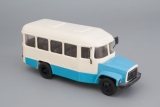 КАвЗ-3270 автобус - белый/синий (резиновые шины - ранний) 1:43