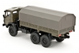 КАМАЗ-4310 бортовой с тентом - хаки 1:43