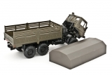 КАМАЗ-4310 бортовой с тентом - хаки 1:43