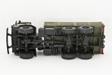 КАМАЗ-4310 бортовой с тентом - хаки 1:43